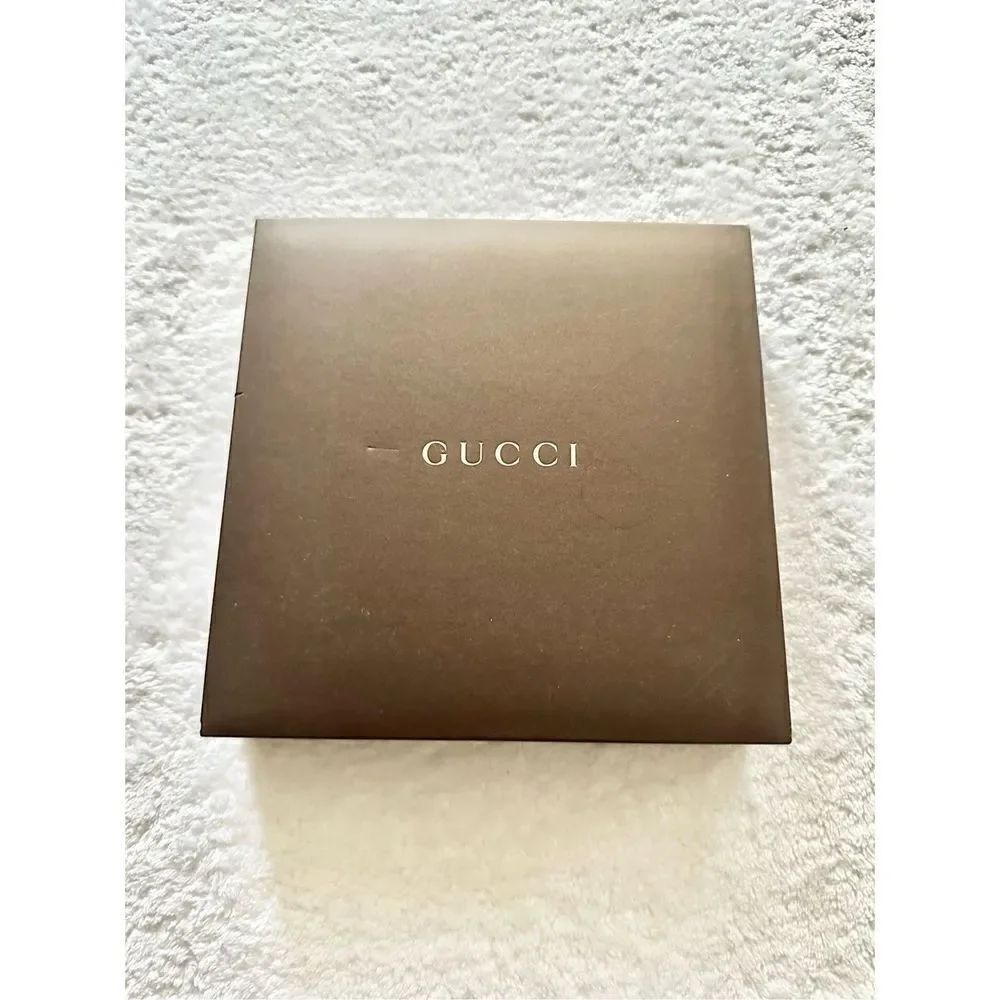 Chocolate brown Gucci accessories box